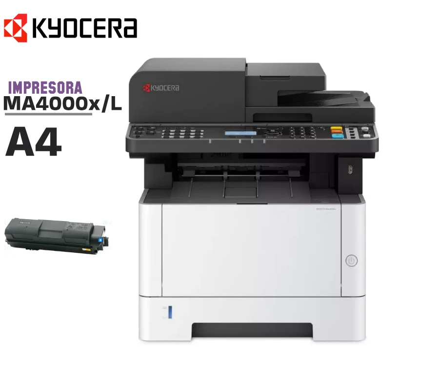 Impresora MFP Kyocera ECOSYS MA4000X/L Mono 3en1 42ppm